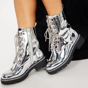 Fashion Nova Combat Boots